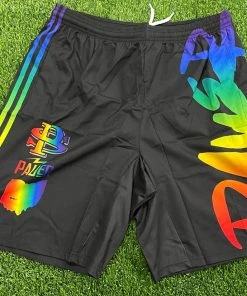 Pauer Sports Pride Pauer Logos Sport-Stretch Graphic Short Men