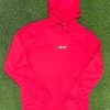 Pauer Sports Pauer Black/White Bolt Dry Fit Hoody Red