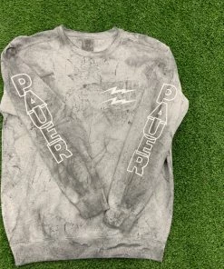 Pauer Sports Pauer Double Bolt Colorblast Crewneck Sweatshirt Just Dropped