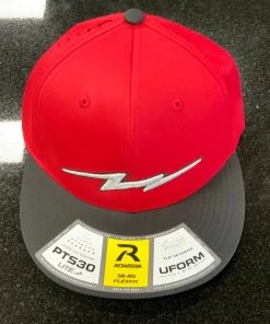 Pauer Sports Pauer Bolt Red/Black/Silver PTS30 Headwear