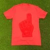 Pauer Sports Pauer #1 Fan Red Short Sleeve T-Shirt