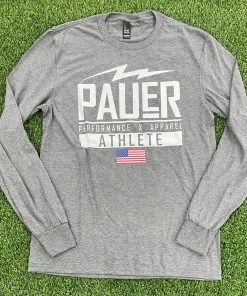 Pauer Sports Pauer Performance Grey Tri Blend Long Sleeve Just Dropped