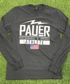 Pauer Sports Pauer Performance Black Tri Blend Long Sleeve