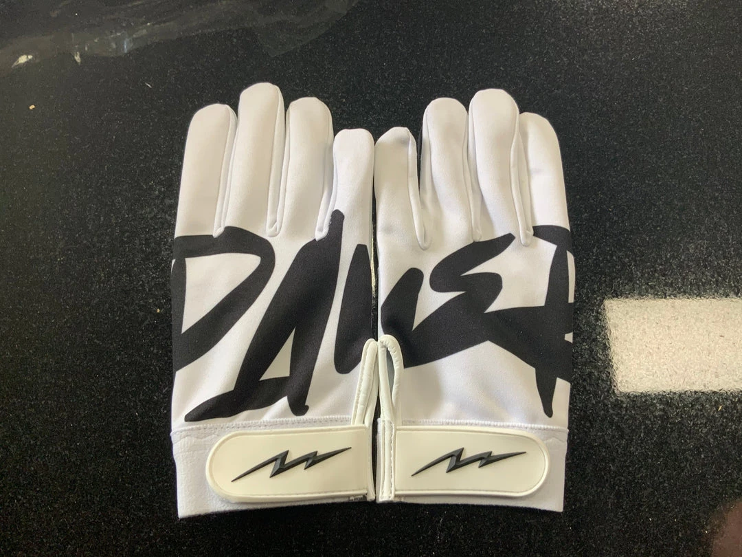 Pauer Sports Pauer City White Batting Gloves 3 Pauer Sports Pauer City White Batting Gloves