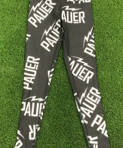 Pauer Sports Pauer All Over Black Leg Legging