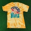 Pauer Sports Pauer To The People Yellow Tie Dye T-Shirt Men