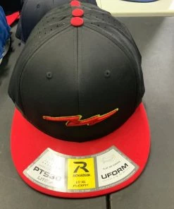 Pauer Sports Pauer Bolt Black/Red/Volt PTS30 Headwear