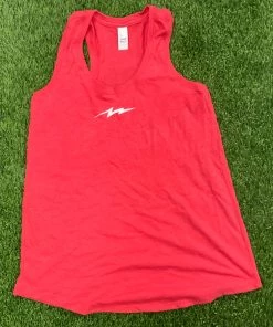 Pauer Sports Pauer Bolt Red Women’s Tanks