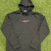 Pauer Sports Pauer Red/Carolina Bolt Dry Fit Hoody Black Outerwear