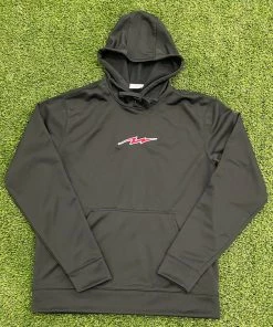 Pauer Sports Pauer Red/Carolina Bolt Dry Fit Hoody Black Outerwear