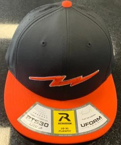 Pauer Sports Pauer Bolt Lite R-Flex - Black/Orange Headwear