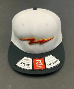Pauer Sports Pauer White/Black Red/volt Bolt Headwear