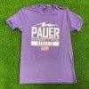 Pauer Sports Purple Pauer Performance ATHLETE Short Sleeve T-Shirt Men