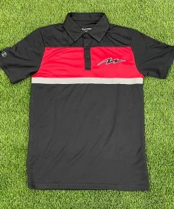 Pauer Sports Men Pauer Bolt Logo Polo