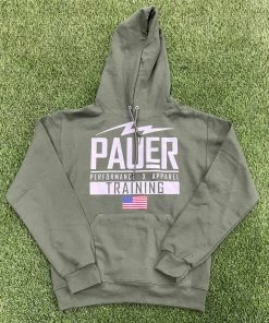 Pauer Sports Tops Pauer Performance Hoody Green