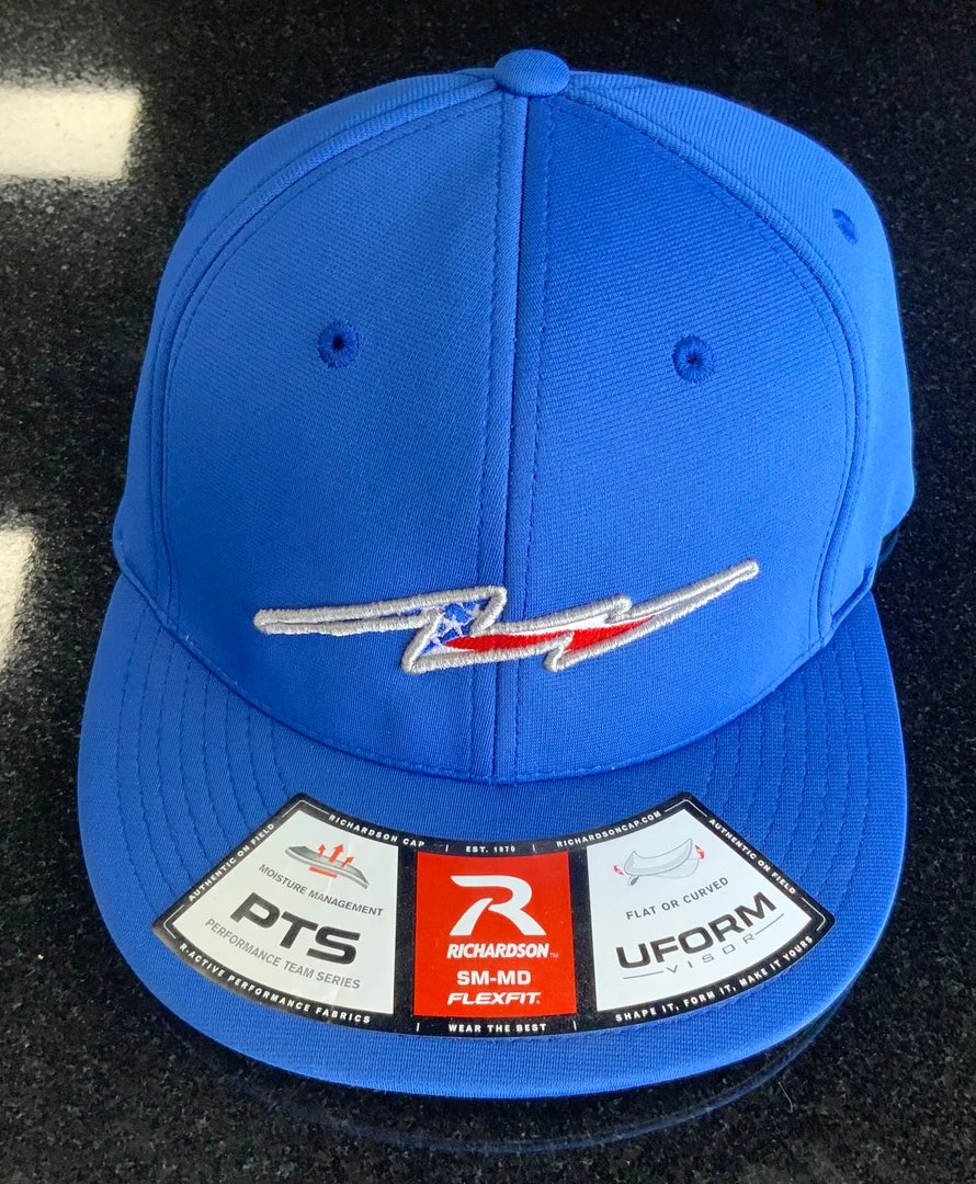 Pauer Sports Pauer Royal AMERICA Bolt PTS20 Headwear 3 Pauer Sports Pauer Royal AMERICA Bolt PTS20 Headwear