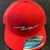 Pauer Sports Headwear Pauer Bolt Red Champro Snap Back