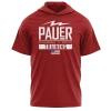 Pauer Sports Kids Pauer Training Fleece Short Sleeve Hooded Pullover