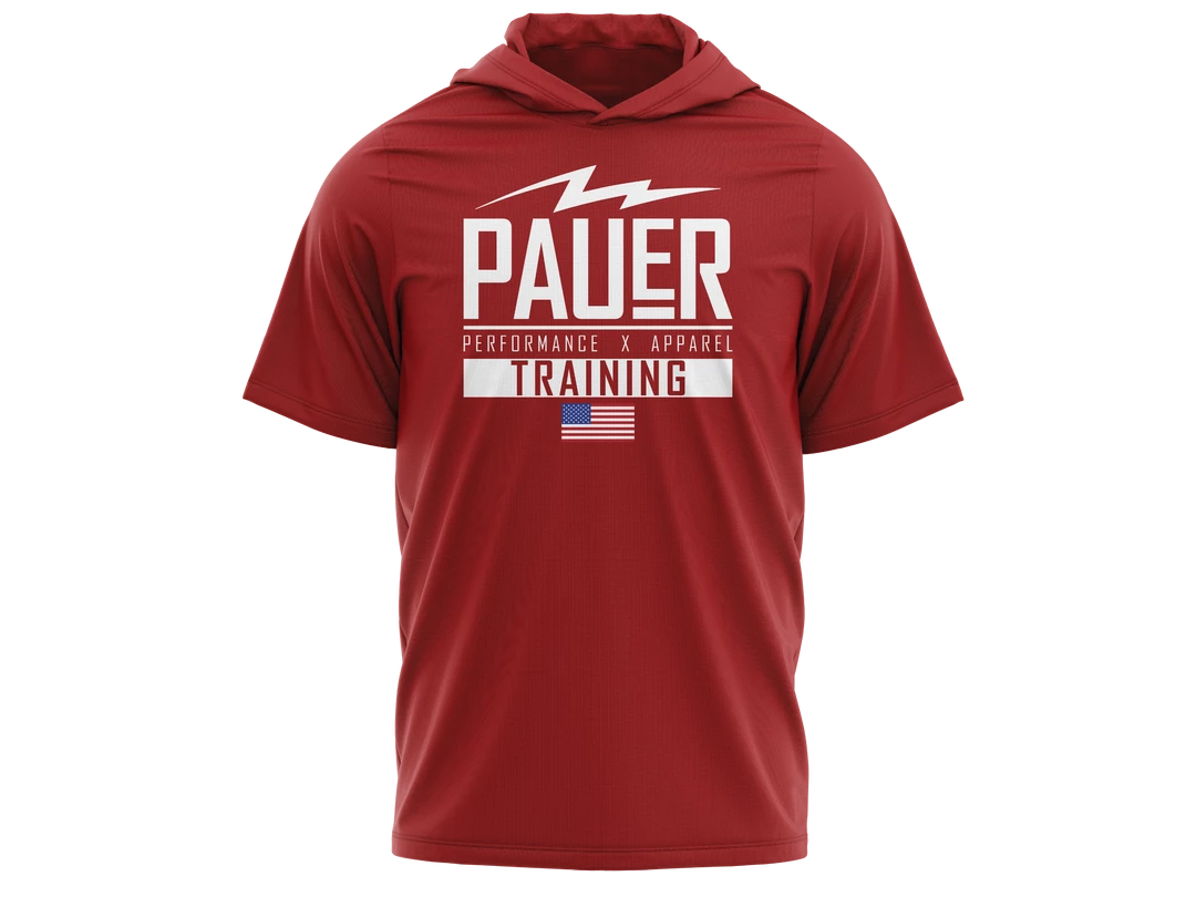 Pauer Sports Kids Pauer Training Fleece Short Sleeve Hooded Pullover 3 Pauer Sports Kids Pauer Training Fleece Short Sleeve Hooded Pullover