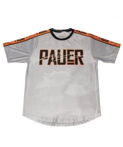 Pauer Sports Pauer Silver Camo Dri-Fit Stretch Mesh Short Sleeve T-Shirt