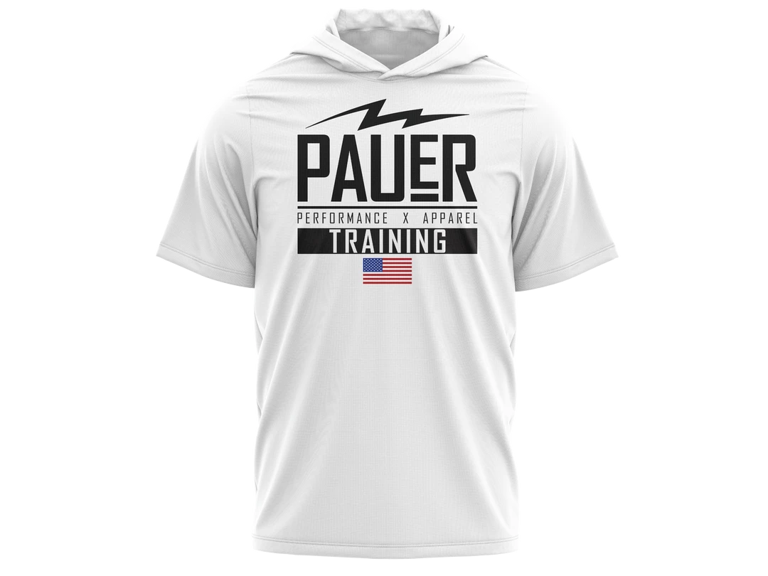 Pauer Sports Kids Pauer Training Fleece Short Sleeve Hooded Pullover 7 Pauer Sports Kids Pauer Training Fleece Short Sleeve Hooded Pullover