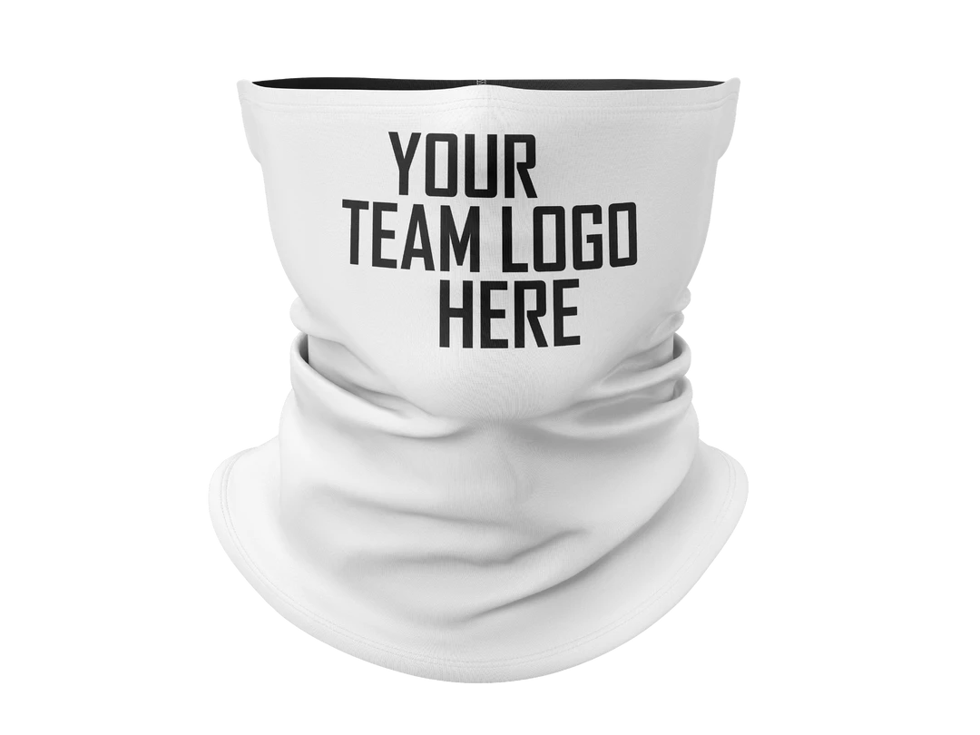 Pauer Sports Facemask Neck Gaiter / Face Shield - Partial Sublimation Dri Fit 3 Pauer Sports Facemask Neck Gaiter / Face Shield - Partial Sublimation Dri Fit